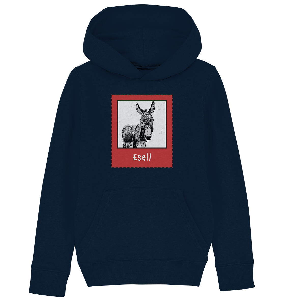 Kids Hoodie "Esel" | Bio-Qualität | Vegan | Unisex