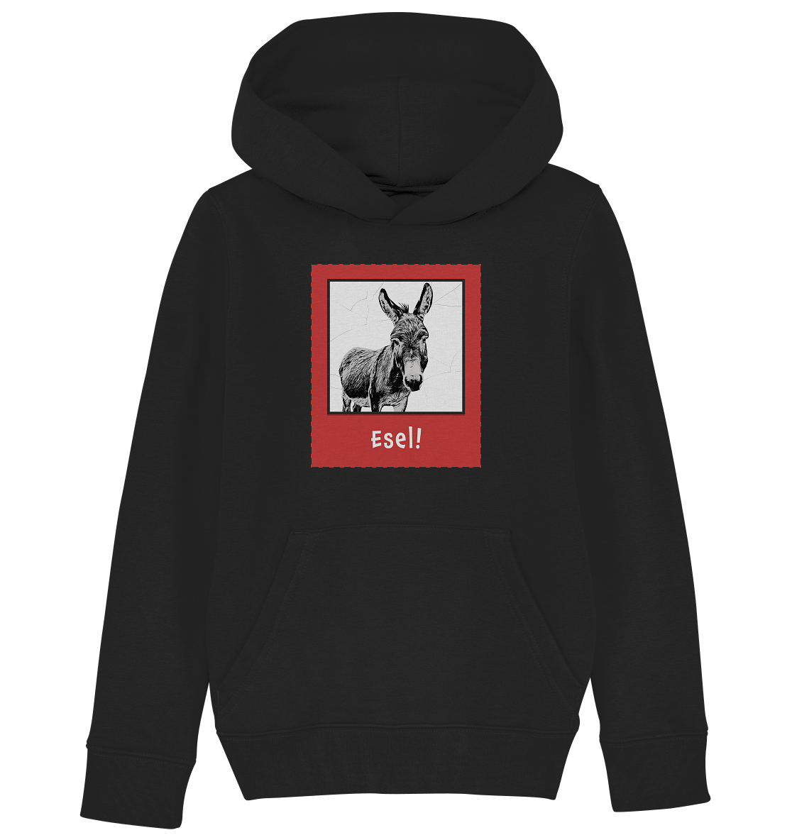 Kids Hoodie "Esel" | Bio-Qualität | Vegan | Unisex