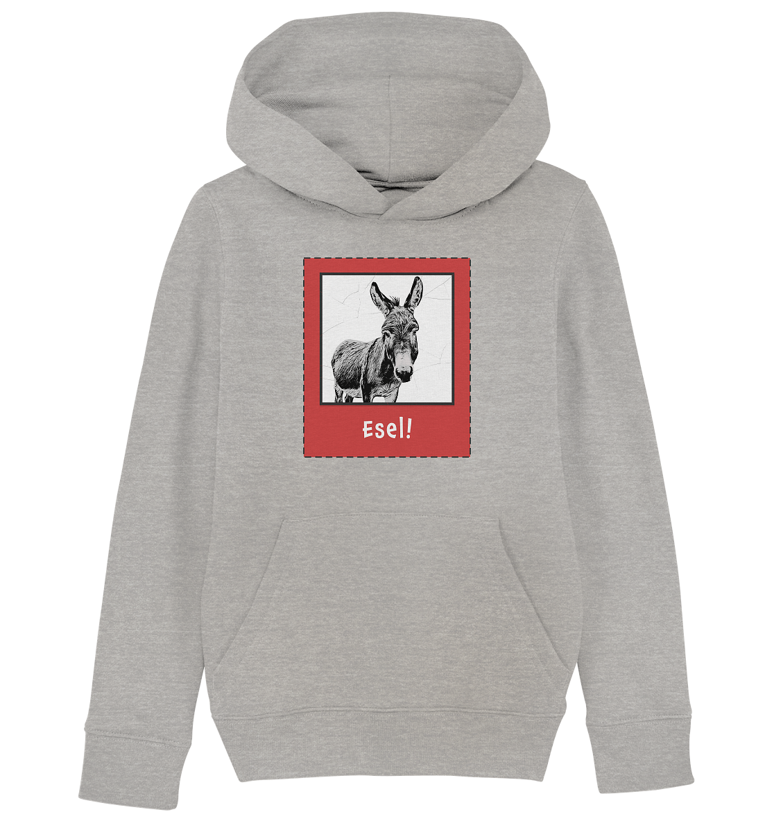 Kids Hoodie "Esel" | Bio-Qualität | Vegan | Unisex