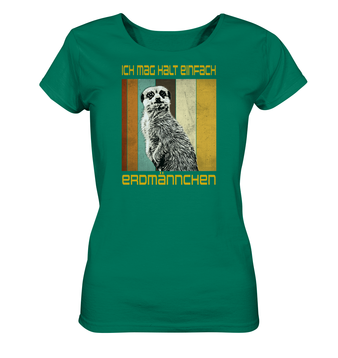 Ladies Shirt "Erdmännchen" | Bio-Qualität | Vegan