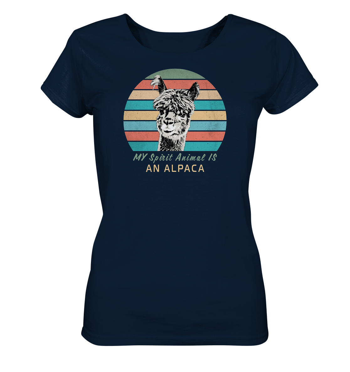 Ladies Shirt "Spirit Alpaka" | Bio-Qualität | Vegan