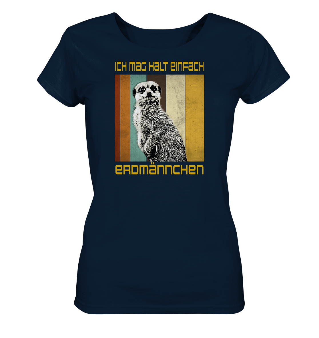 Ladies Shirt "Erdmännchen" | Bio-Qualität | Vegan