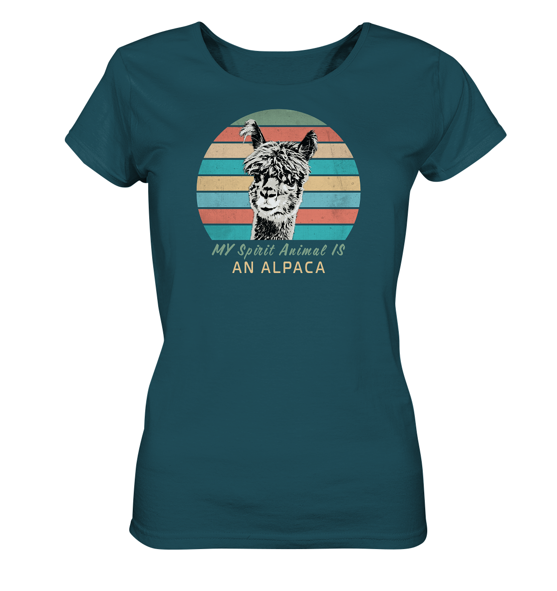 Ladies Shirt "Spirit Alpaka" | Bio-Qualität | Vegan