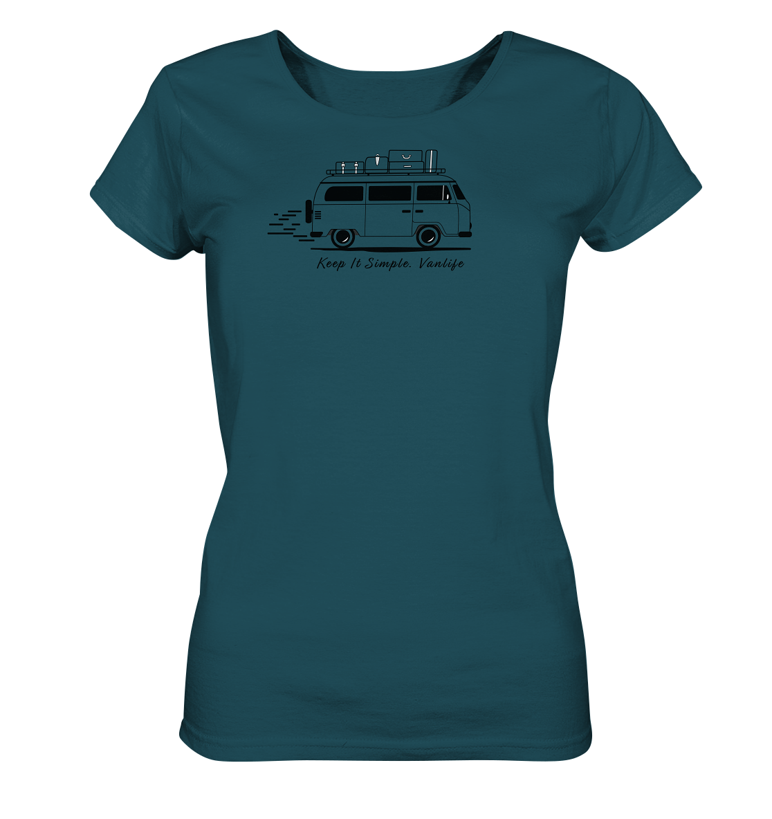 Ladies Shirt "Keep It Simple. Vanlife" | Bio-Qualität | Vegan