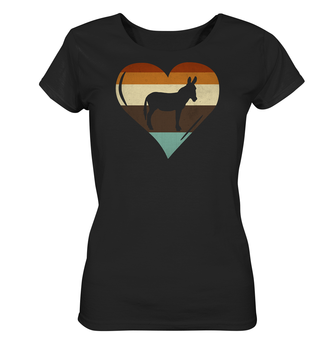 Ladies Shirt "Esel Love" | Bio-Qualität | Vegan