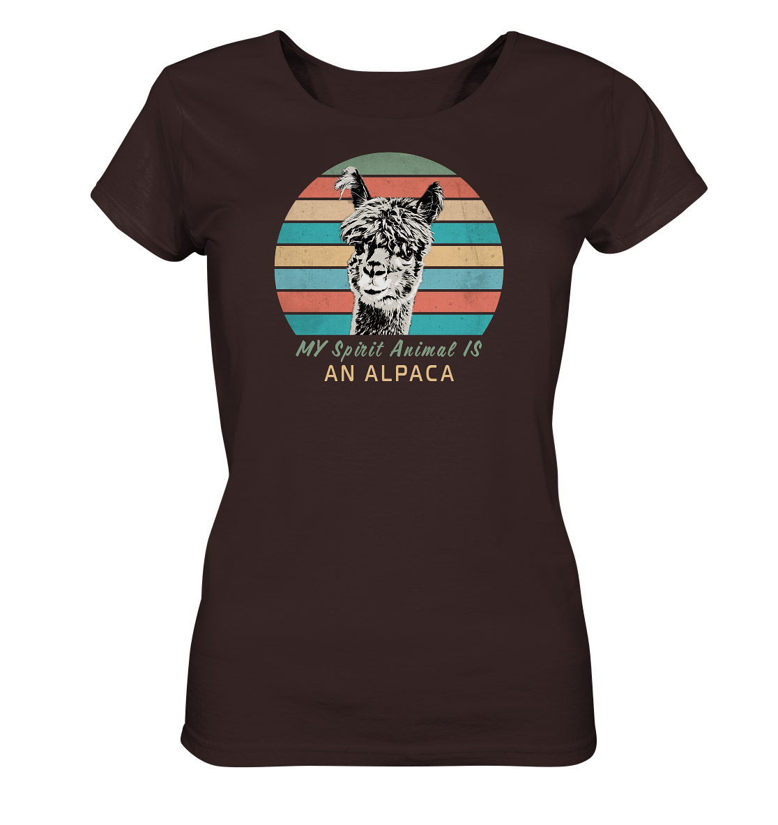 Ladies Shirt "Spirit Alpaka" | Bio-Qualität | Vegan