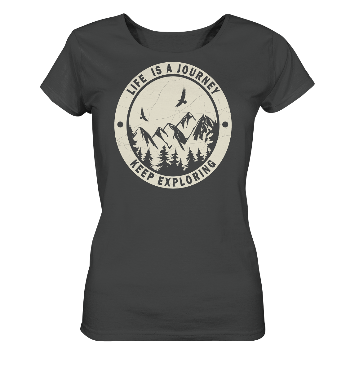 Ladies Shirt "Keep Exploring" | Bio-Qualität | Vegan