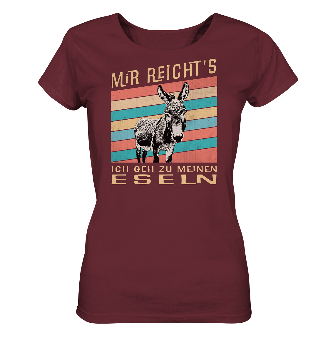 Ladies Shirt "Meine Esel" | Bio-Qualität | Vegan