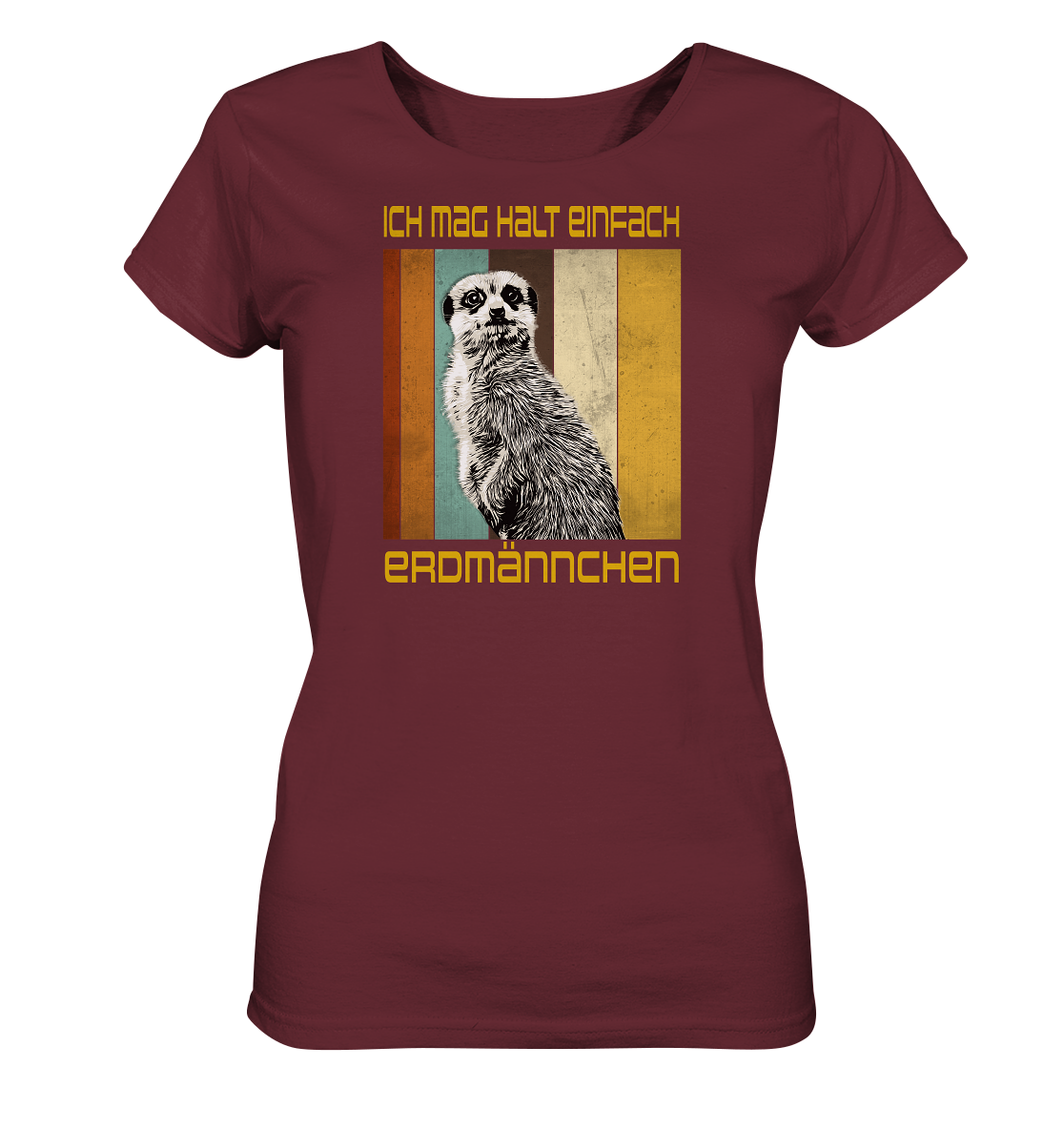 Ladies Shirt "Erdmännchen" | Bio-Qualität | Vegan