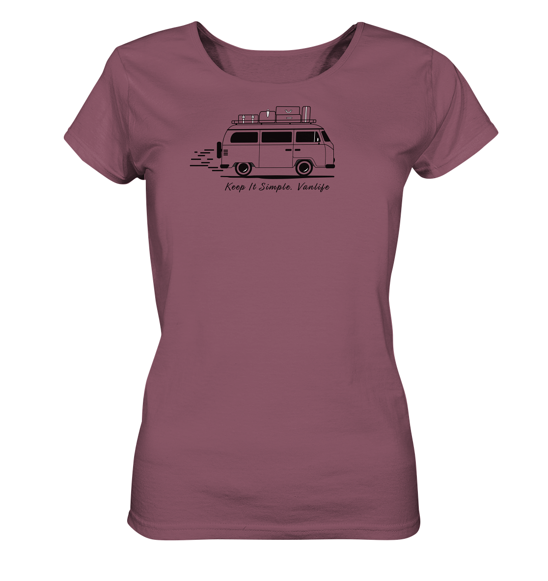 Ladies Shirt "Keep It Simple. Vanlife" | Bio-Qualität | Vegan