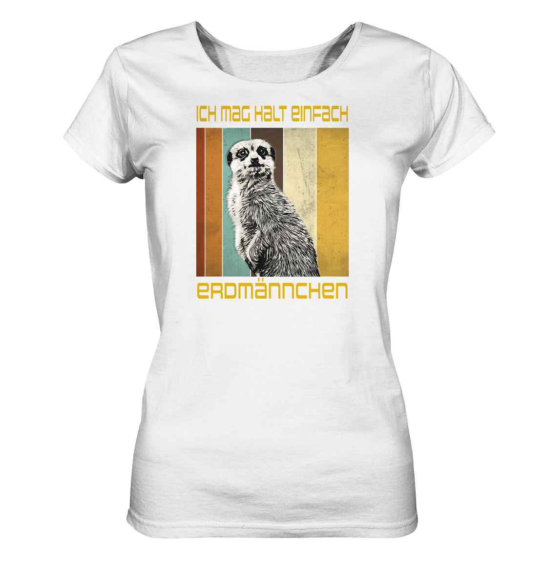 Ladies Shirt "Erdmännchen" | Bio-Qualität | Vegan