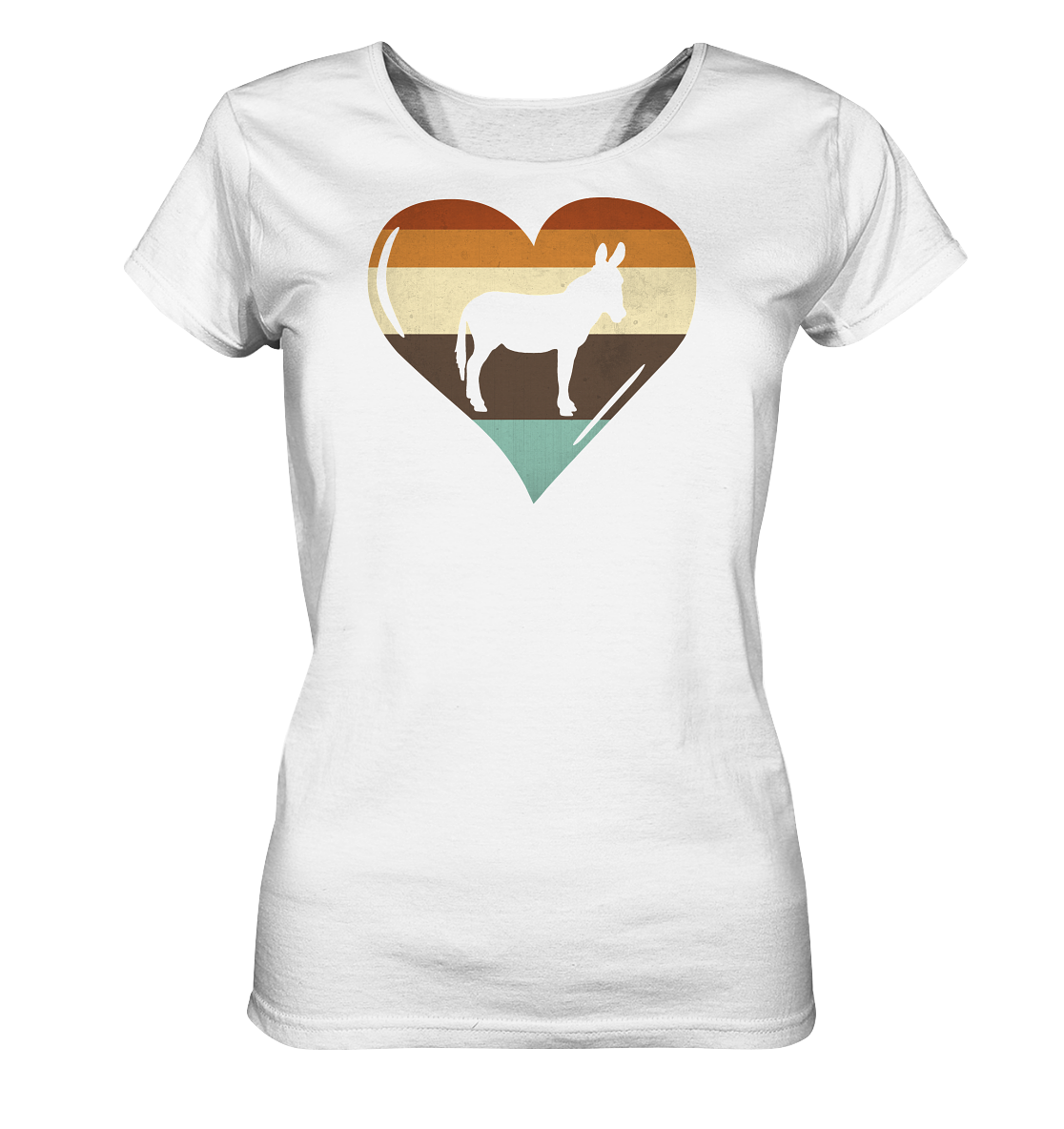 Ladies Shirt "Esel Love" | Bio-Qualität | Vegan