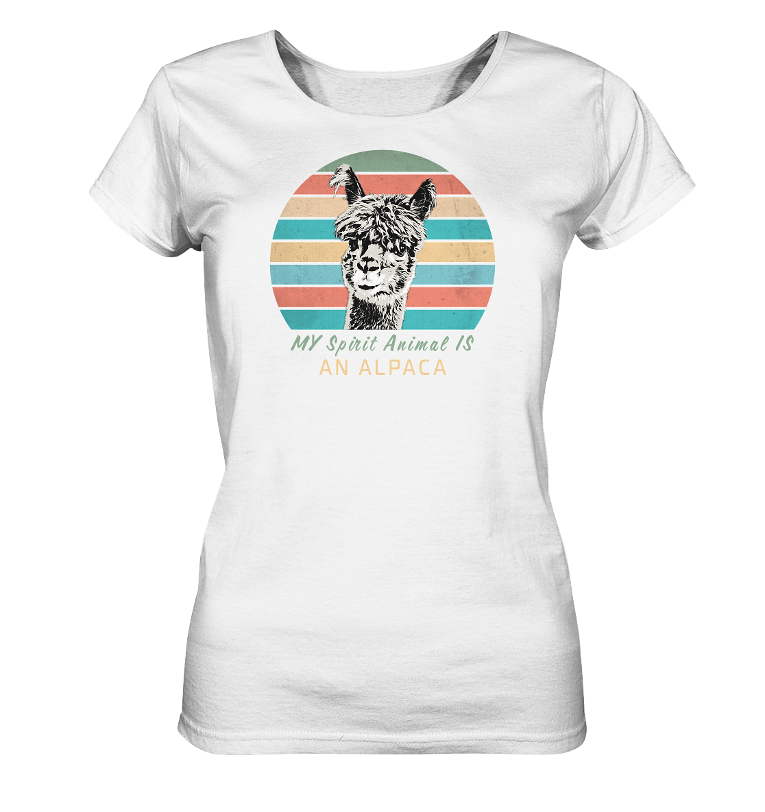 Ladies Shirt "Spirit Alpaka" | Bio-Qualität | Vegan