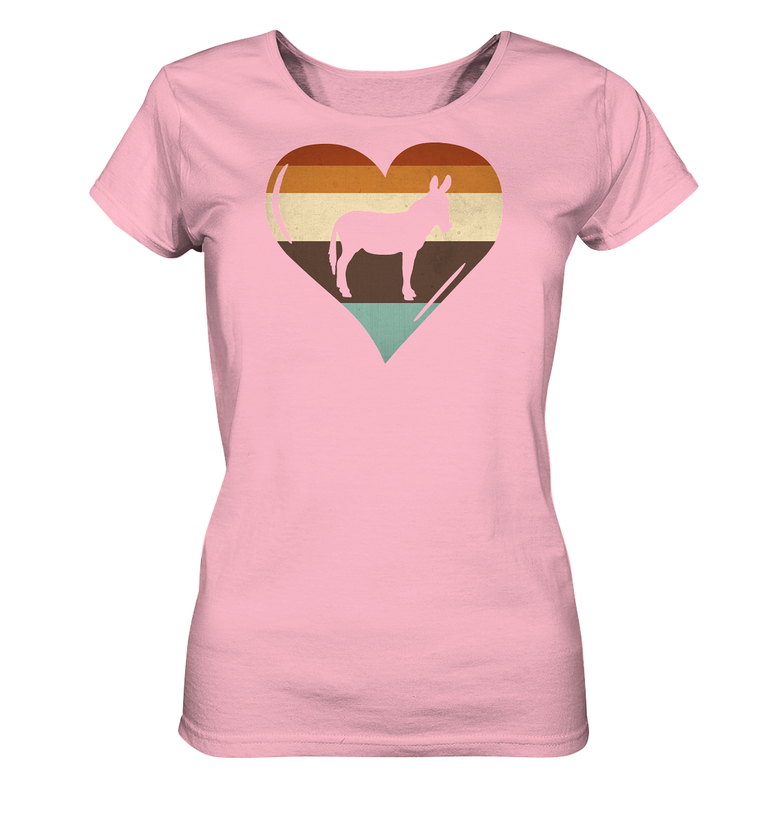 Ladies Shirt "Esel Love" | Bio-Qualität | Vegan