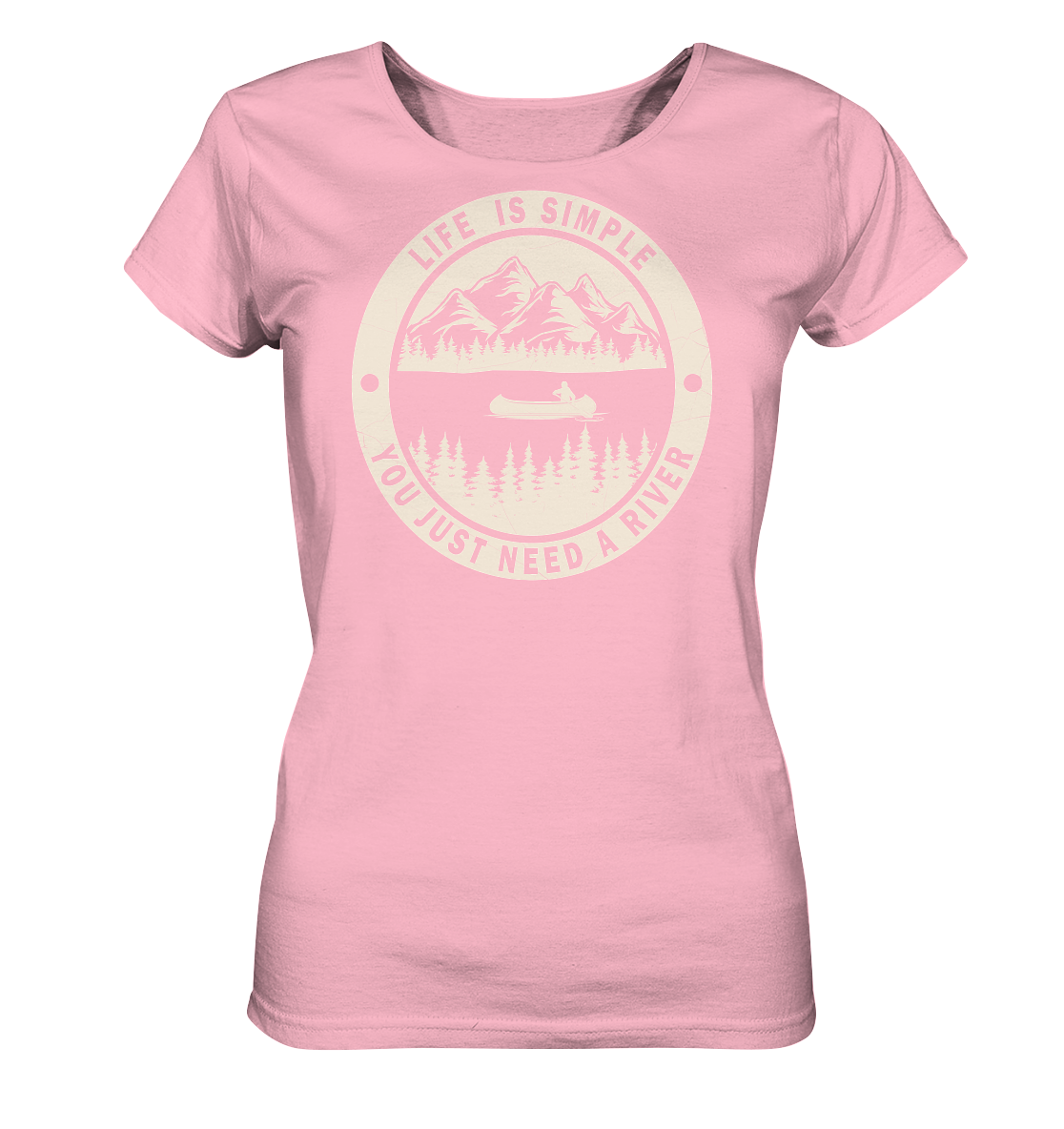 Ladies Shirt "Life Is Simple" | Bio-Qualität | Vegan