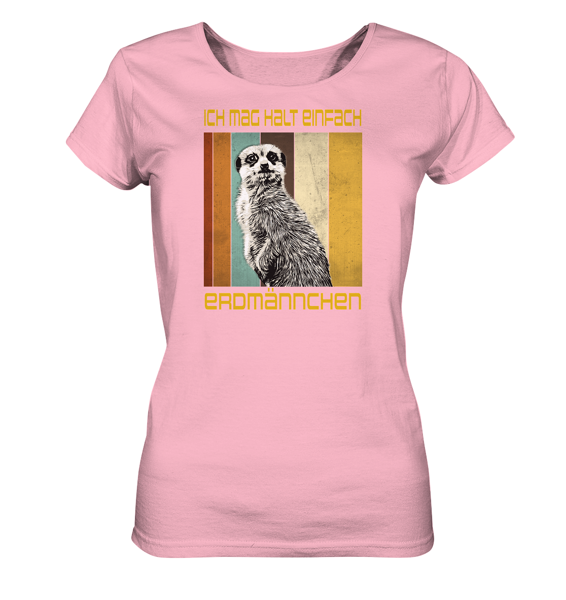 Ladies Shirt "Erdmännchen" | Bio-Qualität | Vegan