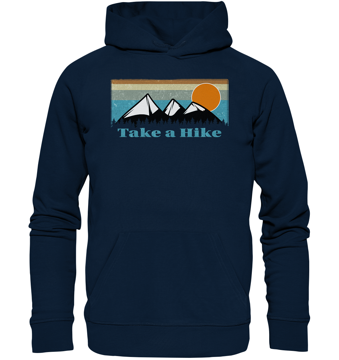 Hoodie "Take A Hike" | Bio-Qualität | Vegan