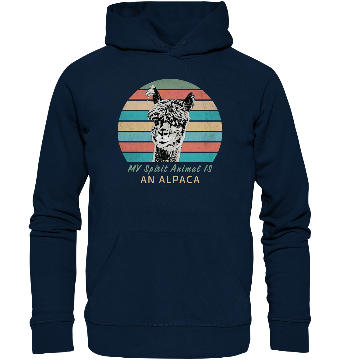 Hoodie "Spirit Alpaka" | Bio-Qualität | Vegan | Unisex