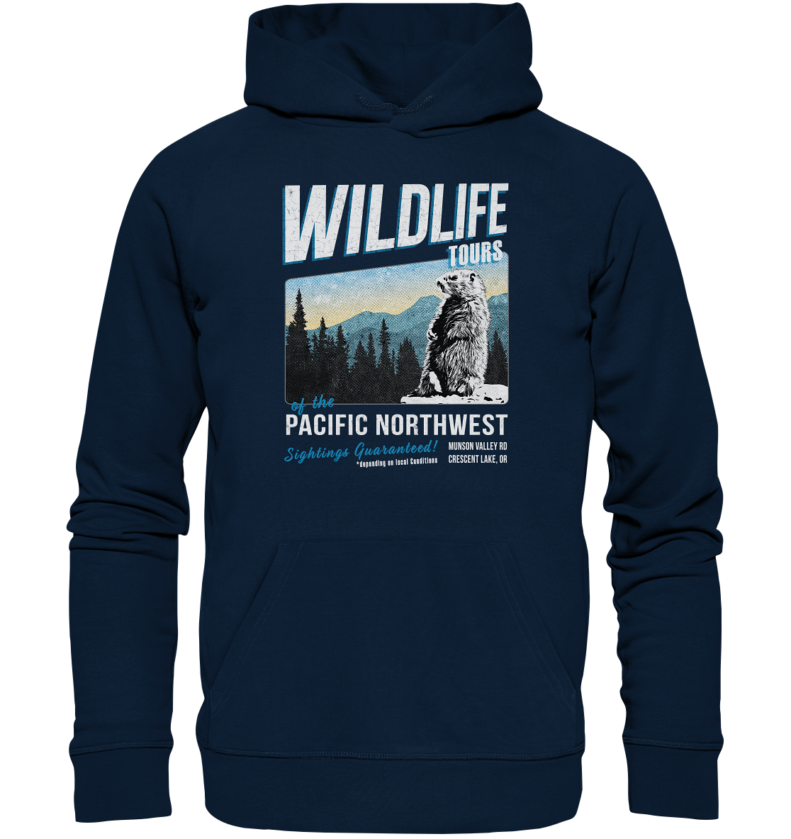 Hoodie "Wildlife-Tours" | Vegan | Unisex