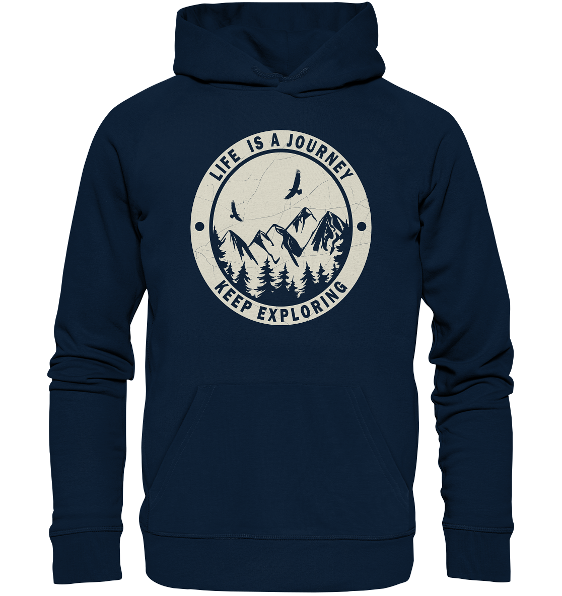 Hoodie "Keep Exploring" | Bio-Qualität | Vegan | Unisex