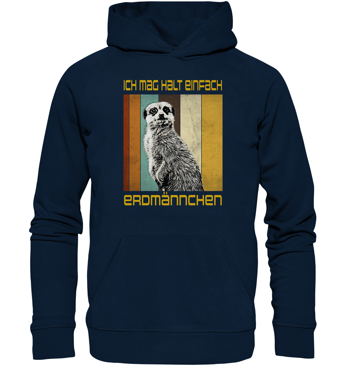 Hoodie "Erdmännchen" | Bio-Qualität | Vegan | Unisex