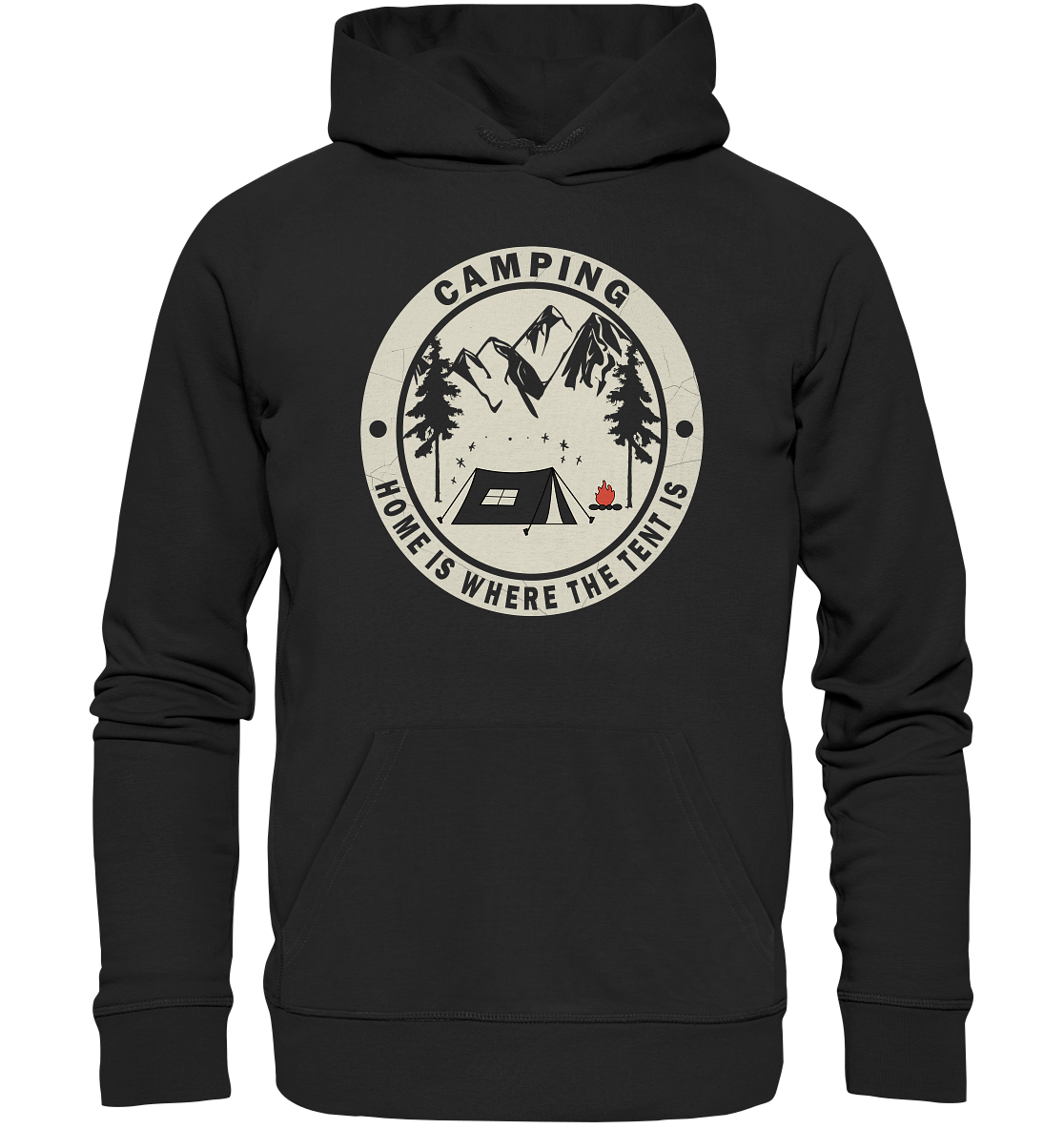 Hoodie "Camping" | Vegan | Unisex