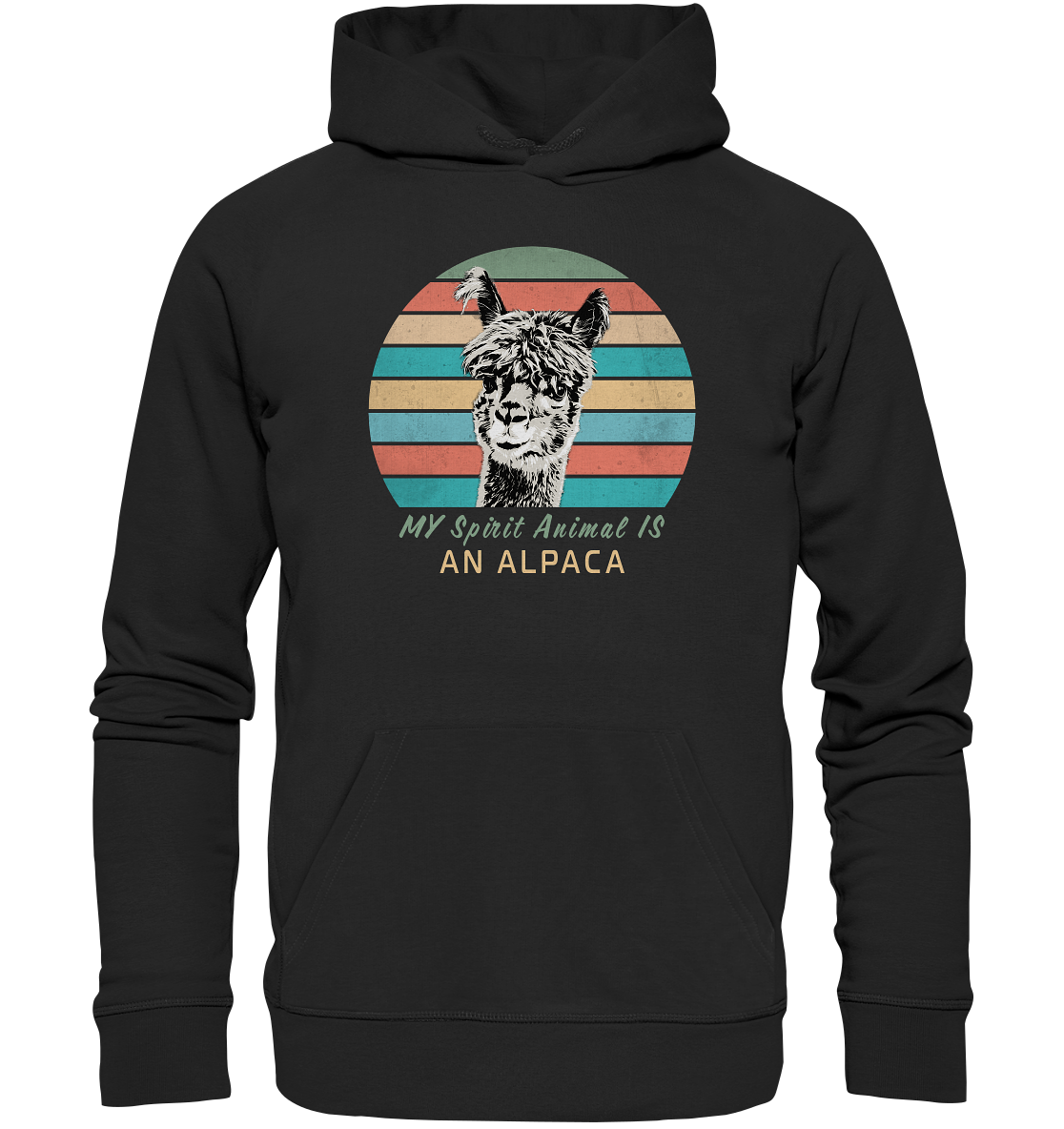 Hoodie "Spirit Alpaka" | Bio-Qualität | Vegan | Unisex