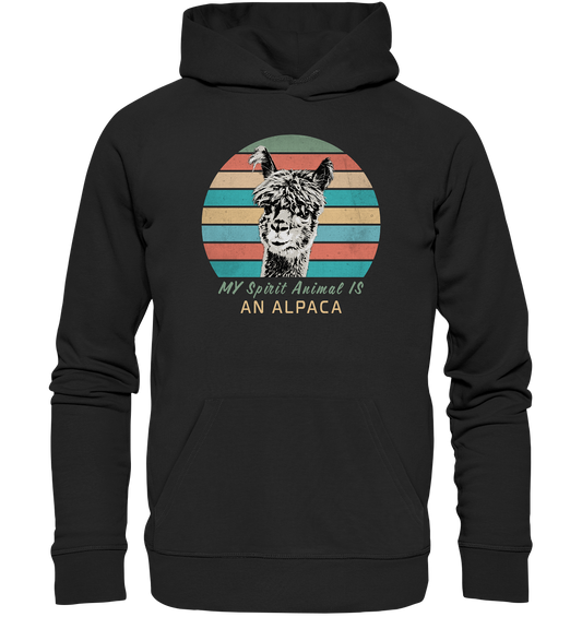 Hoodie "Spirit Alpaka" | Bio-Qualität | Vegan | Unisex