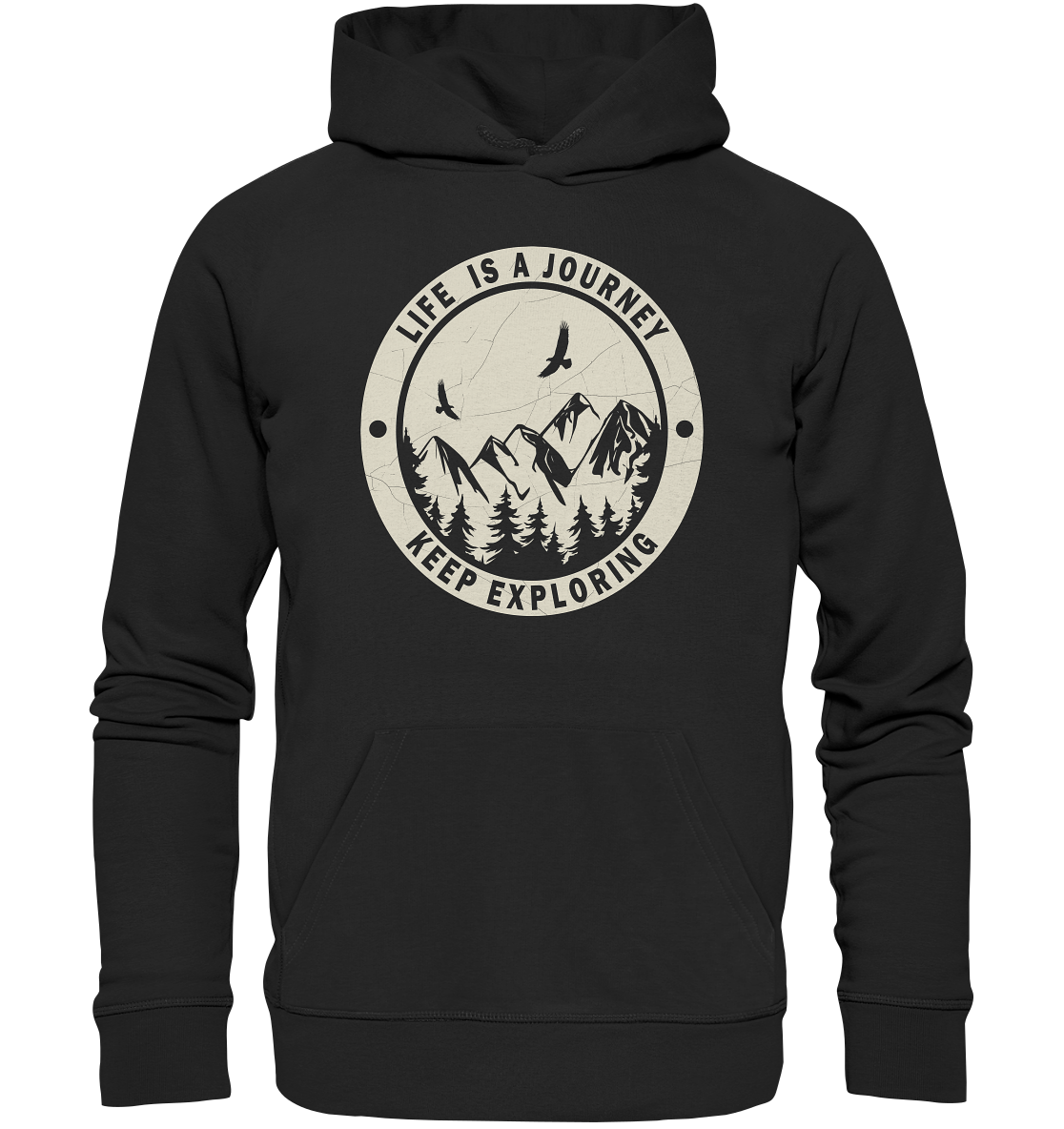 Hoodie "Keep Exploring" | Bio-Qualität | Vegan | Unisex