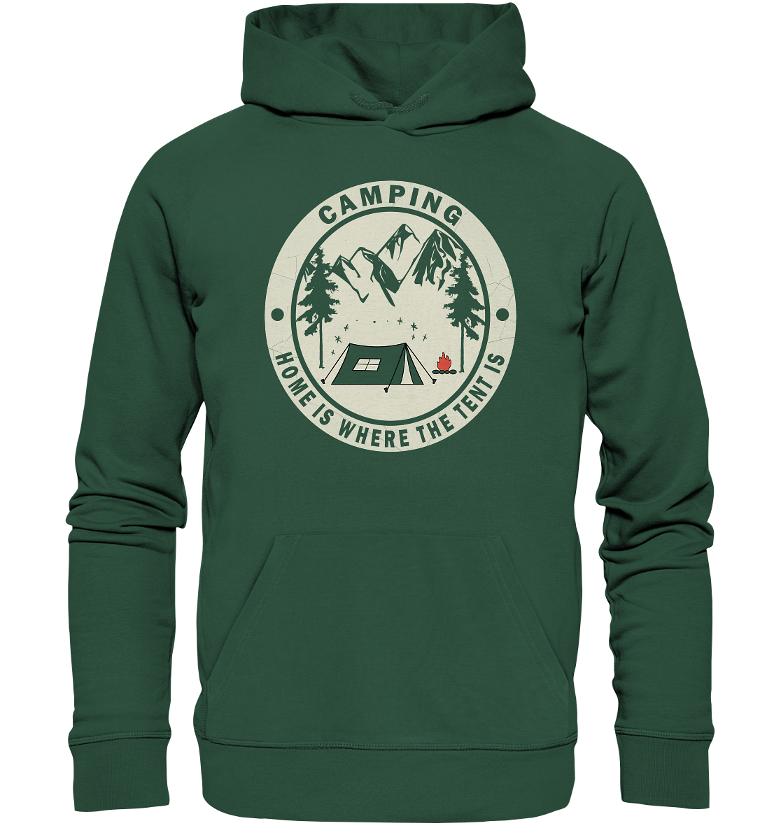 Hoodie "Camping" | Vegan | Unisex