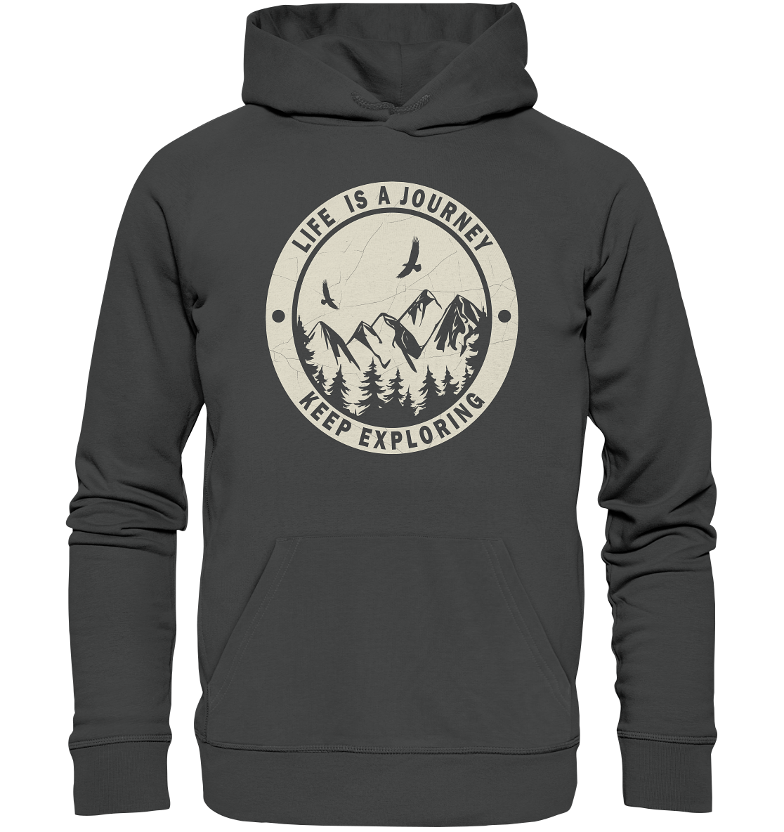 Hoodie "Keep Exploring" | Bio-Qualität | Vegan | Unisex