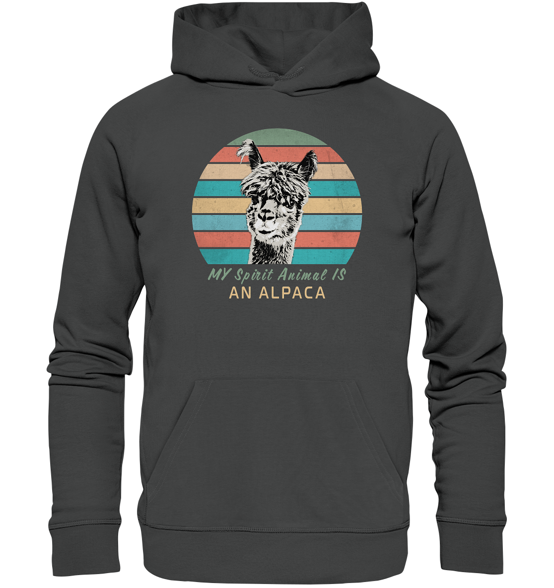 Hoodie "Spirit Alpaka" | Bio-Qualität | Vegan | Unisex