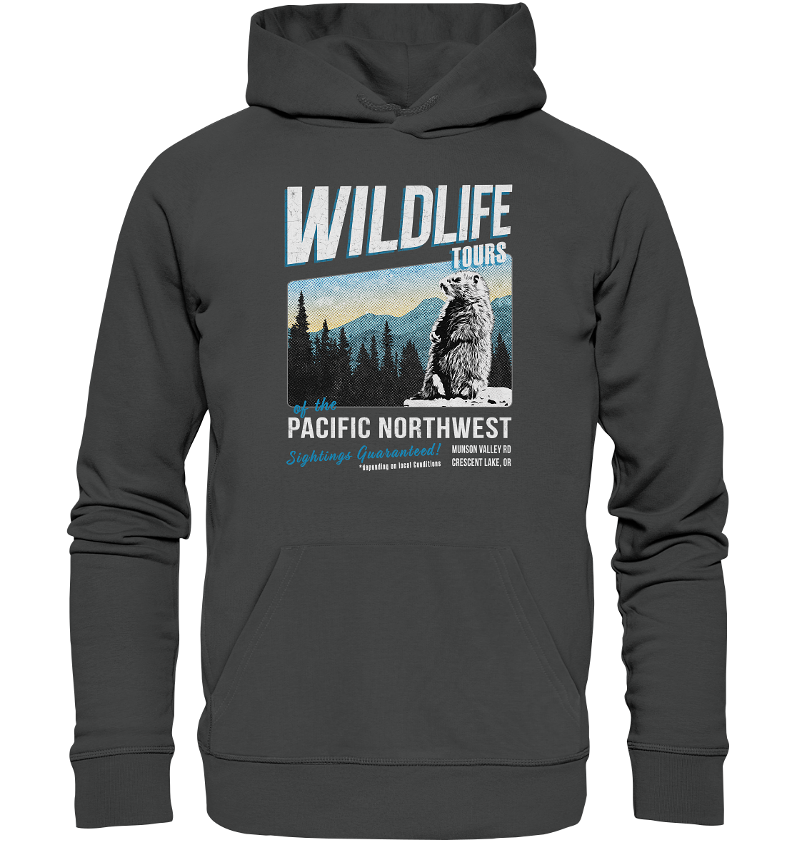 Hoodie "Wildlife-Tours" | Vegan | Unisex