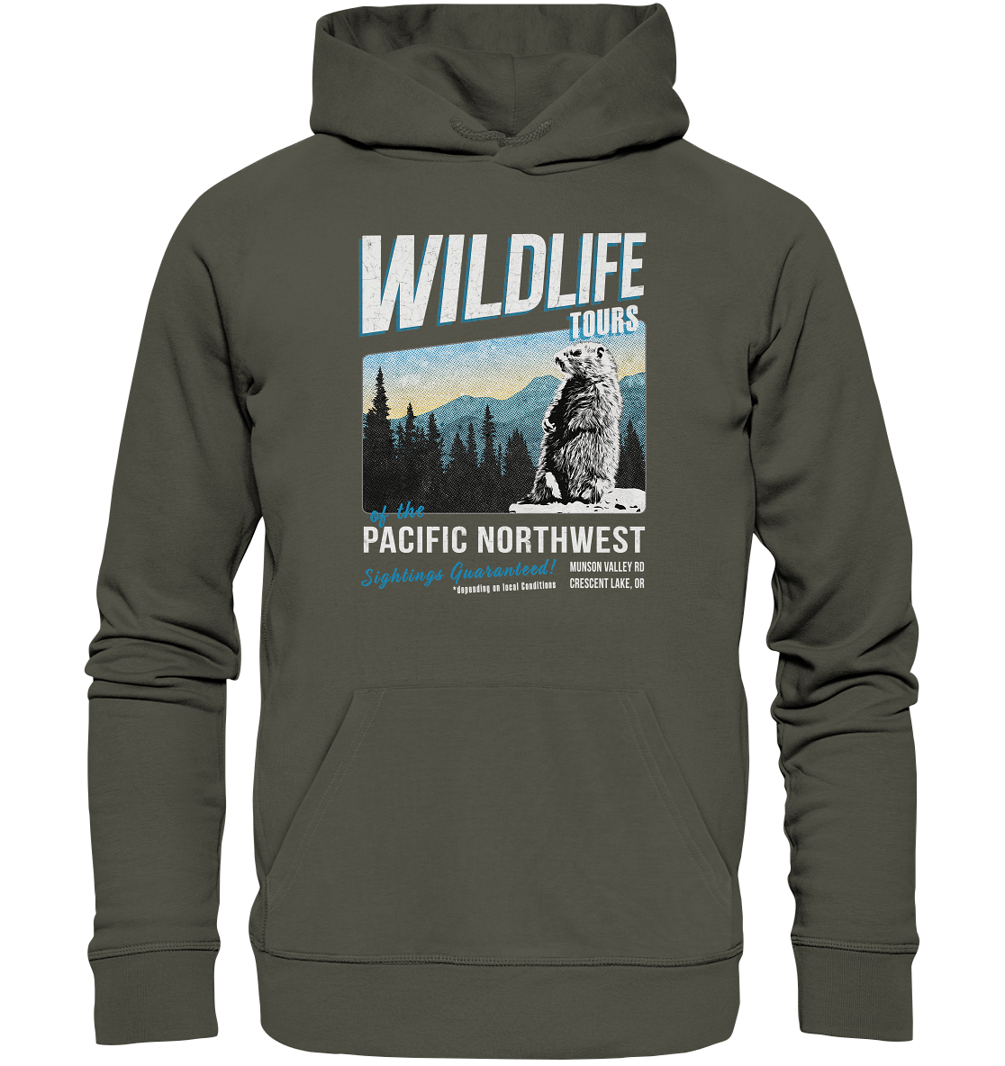 Hoodie "Wildlife-Tours" | Vegan | Unisex