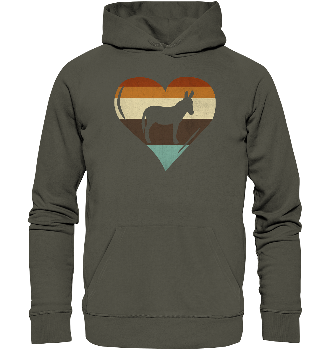 Hoodie "Esel Love" | Bio-Qualität | Vegan | Unisex