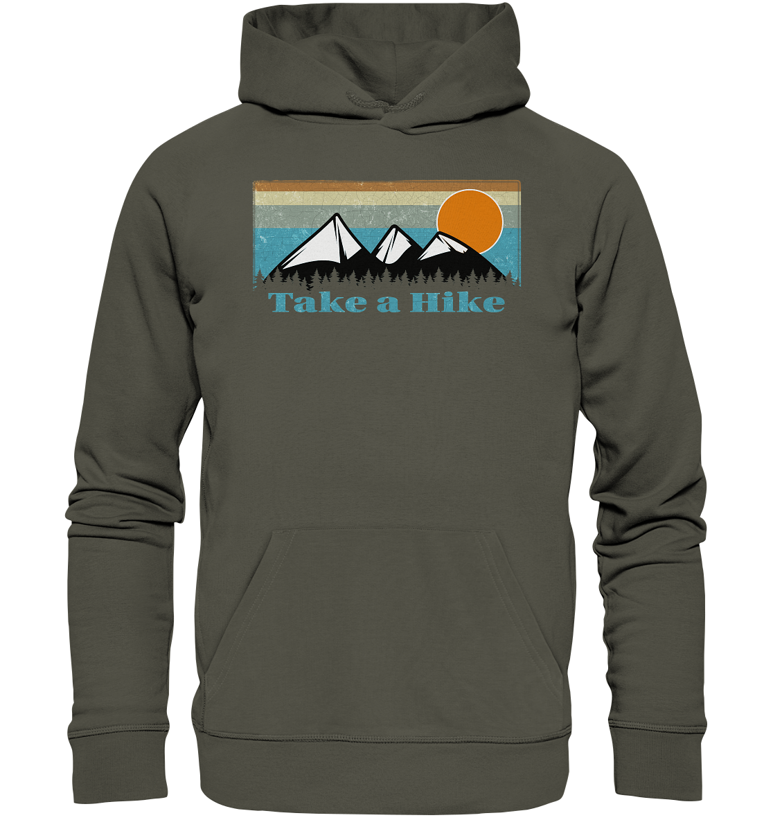 Hoodie "Take A Hike" | Bio-Qualität | Vegan