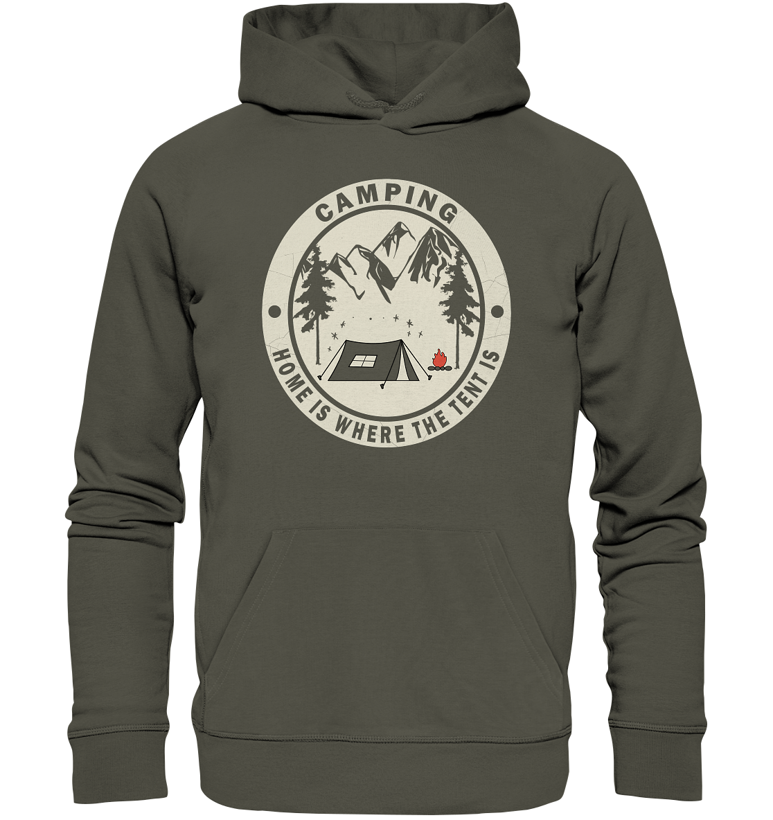 Hoodie "Camping" | Vegan | Unisex