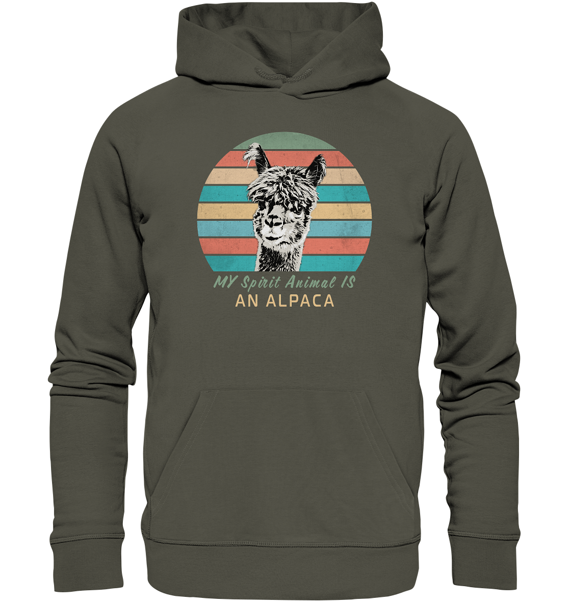 Hoodie "Spirit Alpaka" | Bio-Qualität | Vegan | Unisex