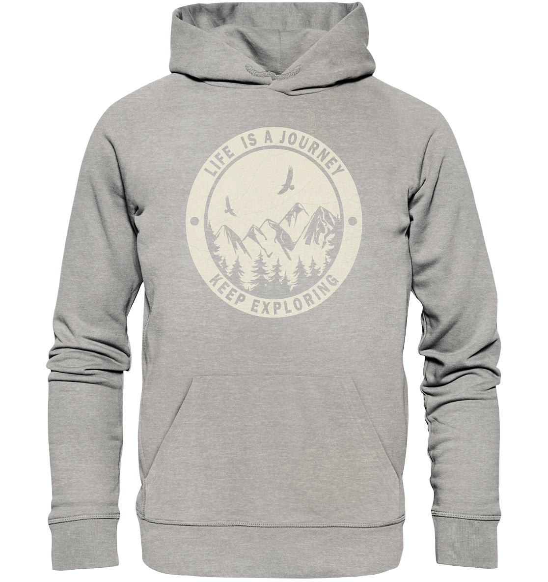 Hoodie "Keep Exploring" | Bio-Qualität | Vegan | Unisex