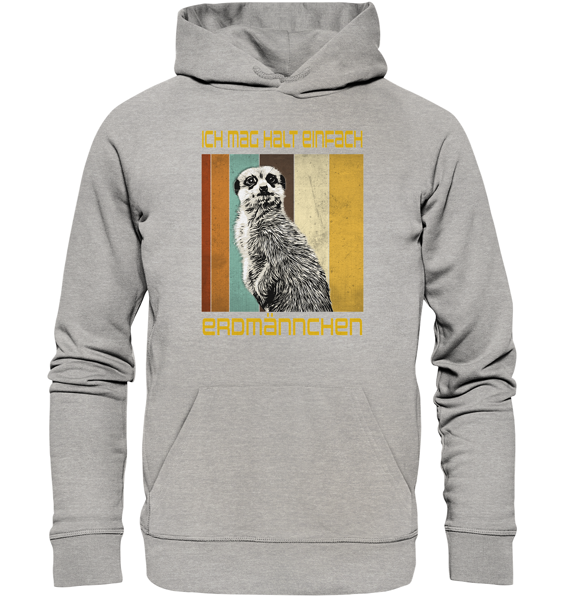 Hoodie "Erdmännchen" | Bio-Qualität | Vegan | Unisex