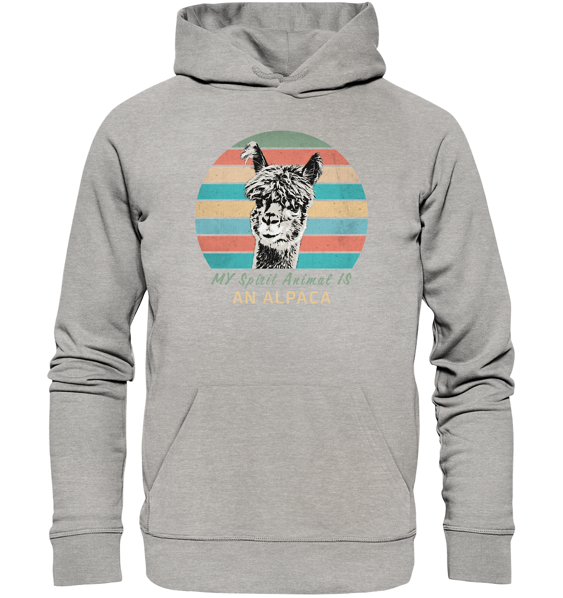 Hoodie "Spirit Alpaka" | Bio-Qualität | Vegan | Unisex