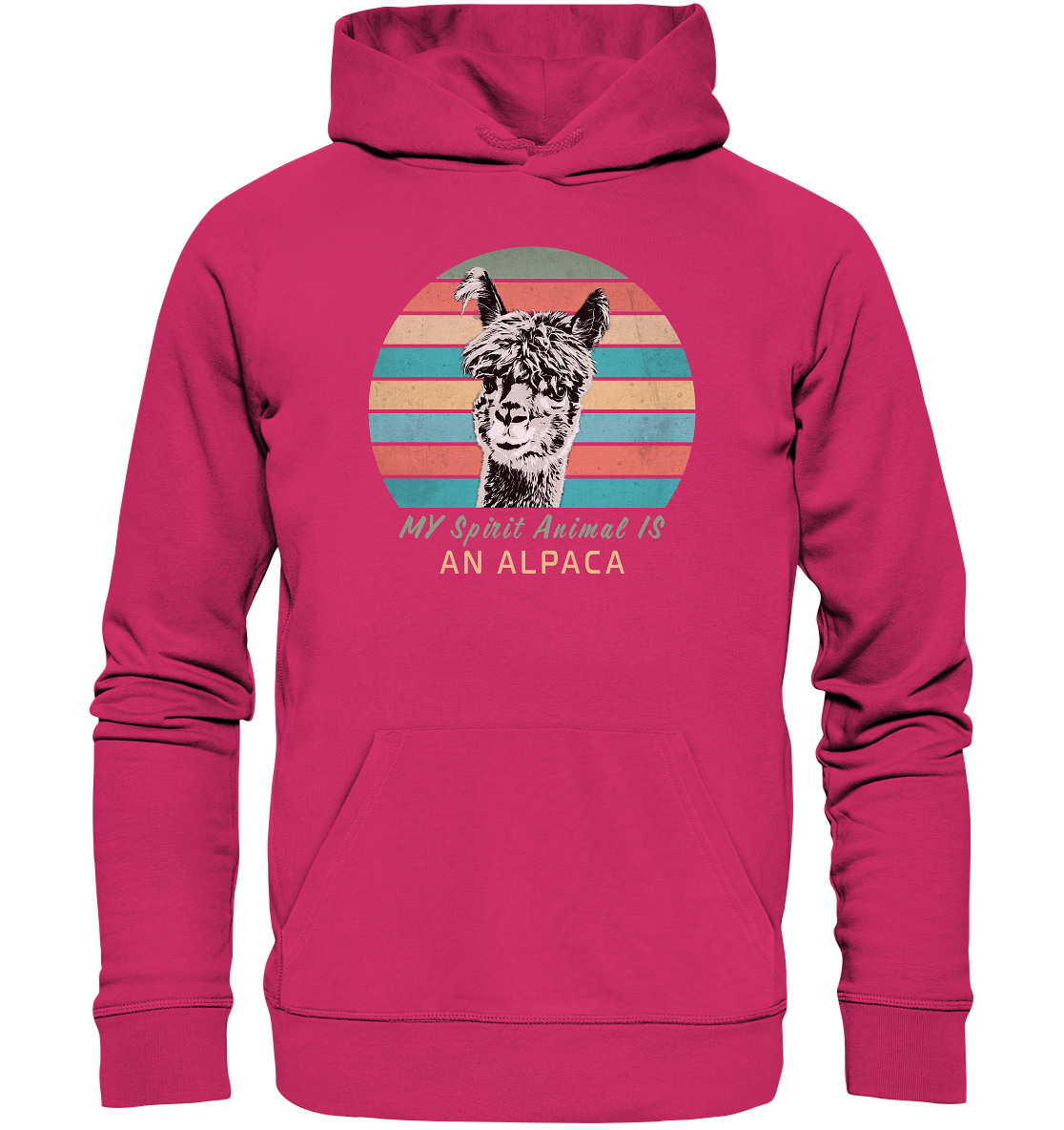 Hoodie "Spirit Alpaka" | Bio-Qualität | Vegan | Unisex