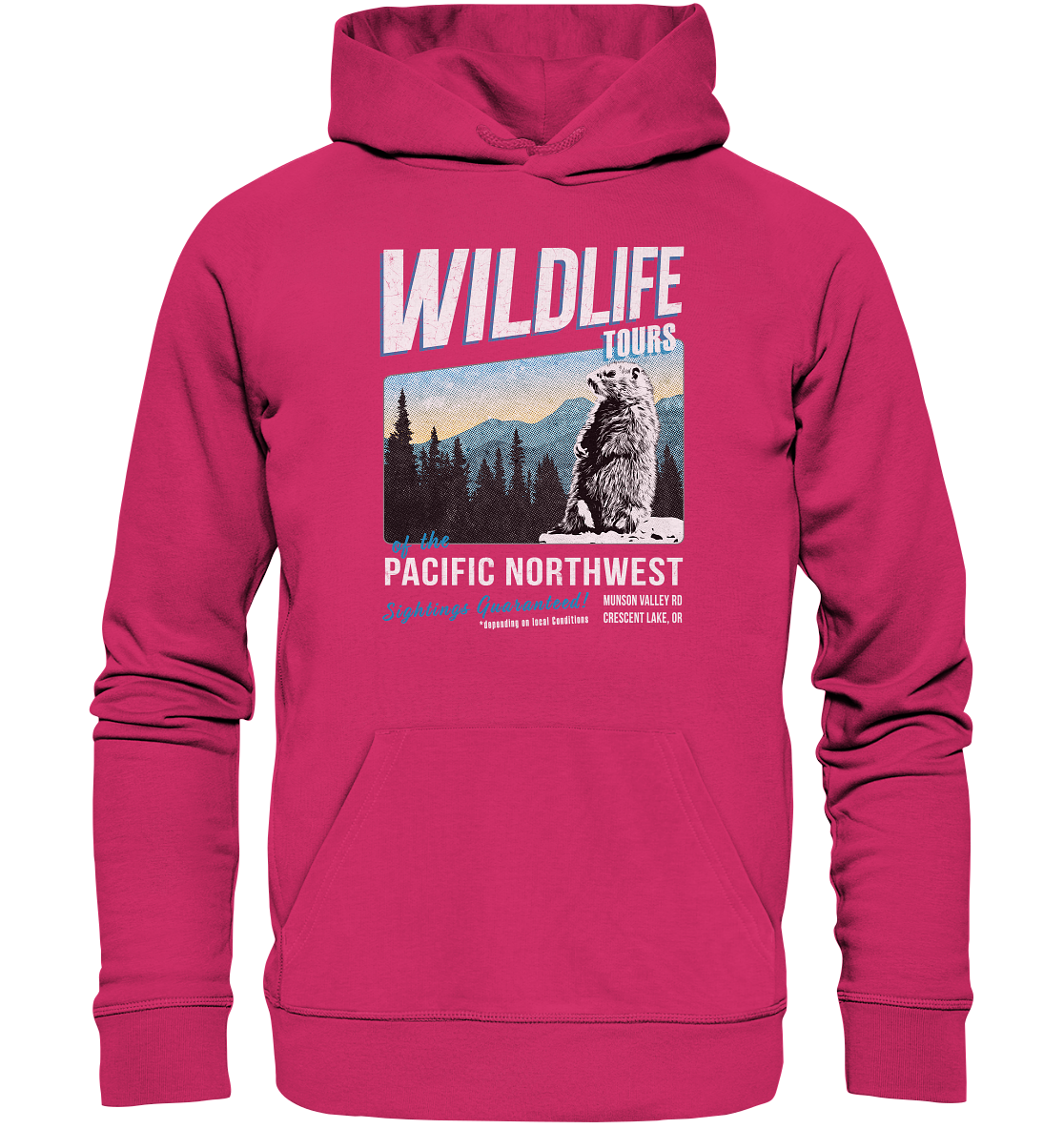 Hoodie "Wildlife-Tours" | Vegan | Unisex