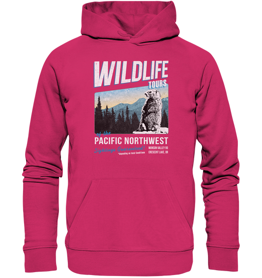 Hoodie "Wildlife-Tours" | Vegan | Unisex