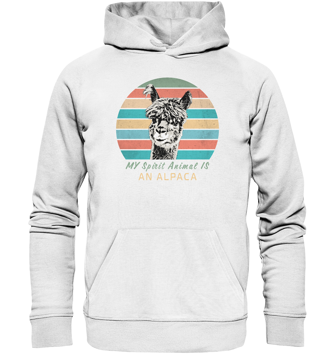 Hoodie "Spirit Alpaka" | Bio-Qualität | Vegan | Unisex