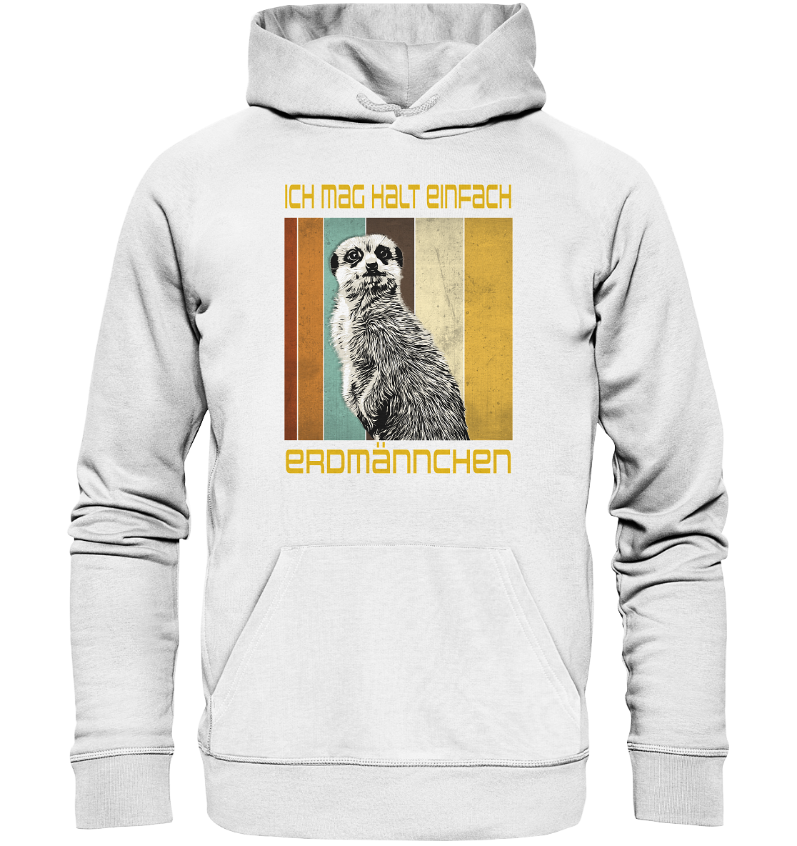 Hoodie "Erdmännchen" | Bio-Qualität | Vegan | Unisex