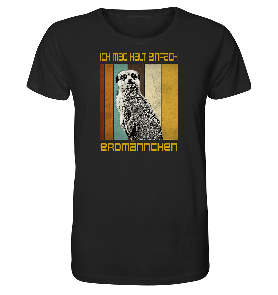 T-Shirt "Erdmännchen" | Bio-Qualität | Vegan