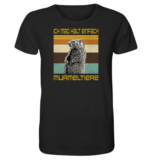 T-Shirt "Murmeltier" | Bio-Qualität | Vegan