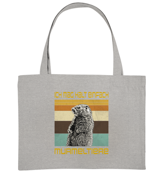 Tasche "Murmeltier" | Bio-Qualität | Fester Stoff