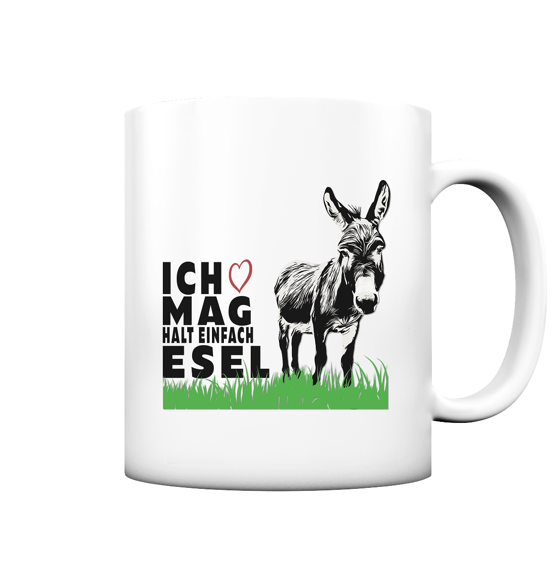 Mug "Donkey" | High strength photo printing